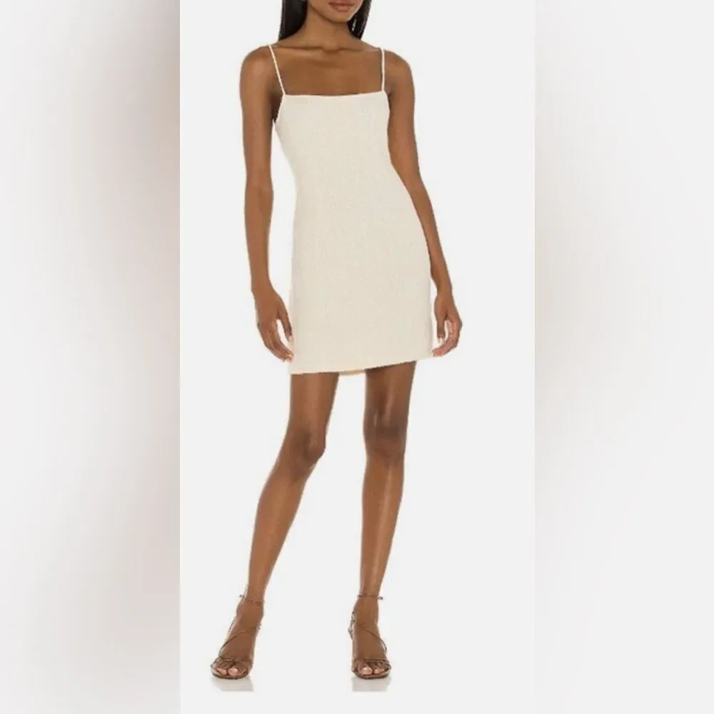 SAYLOR Tirzah Sweater Dress in Ivory XS - Picture 2 of 14